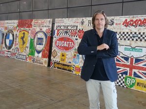Ferencz Olivier Painting Series Racing Sports Legends - Mille Miglia