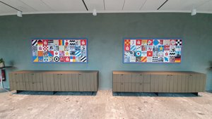 Kreissparkasse Erding-Dorfen - Cafeteria Artwork frontal view