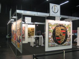 Frontal View Ferencz Olivier Trade Fair Stall