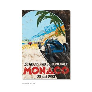 Ferencz Olivier - Rennsportlegenden - Monaco - Plakat 1933