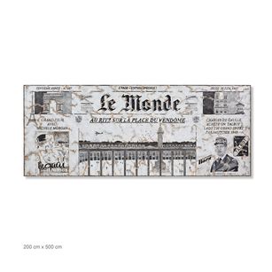 Ferencz Olivier - Zeitart - Paris Collage Le Monde Talbot Largo